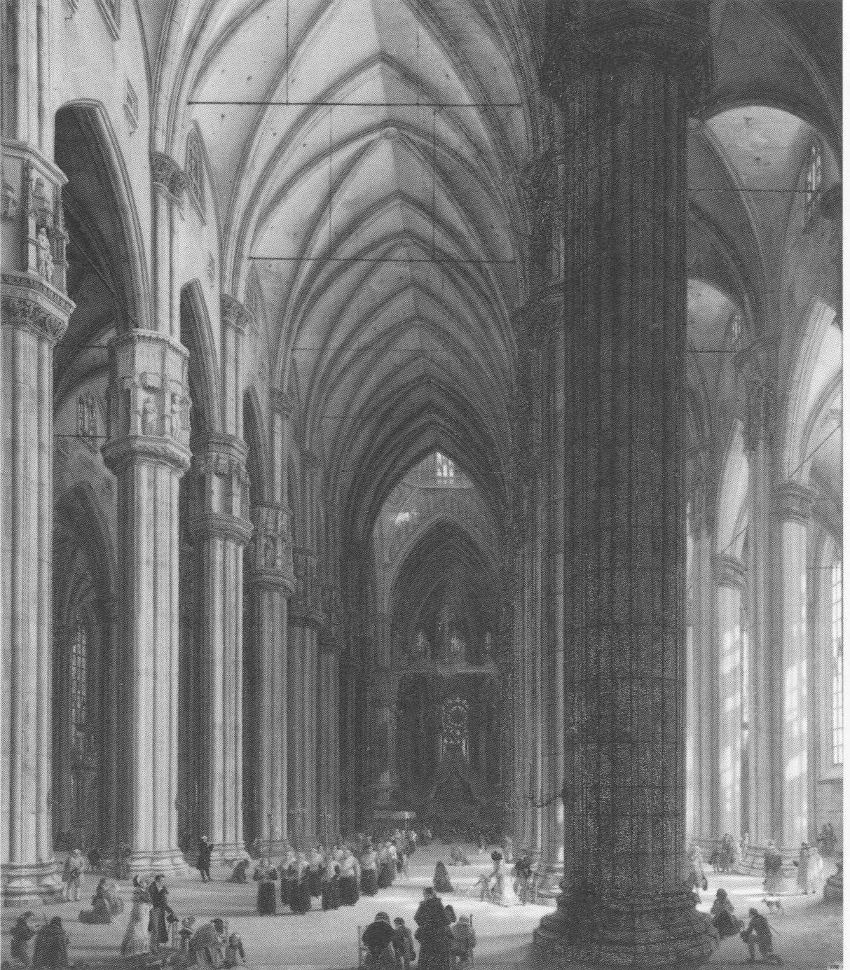 Interno del Duomo di Milano - Pinacoteca Brera. Milano